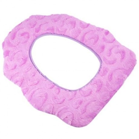 CREATIVE SOFT PLUSH SURFACE TOILET SEAT MAT CLOSE WASHABLE PU BACK COVER WINTER WARM CUSHI