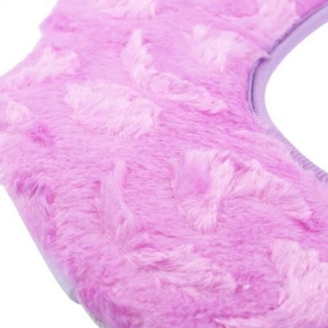 CREATIVE SOFT PLUSH SURFACE TOILET SEAT MAT CLOSE WASHABLE PU BACK COVER WINTER WARM CUSHI