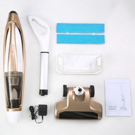 3-IN-1 VACUUM DUST CLEANING WASHING ERASER FOR WOOD FLOOR (INFERIOR GOLD)