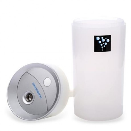 300ML ULTRASONIC USB COOL MIST MINI CUP HUMIDIFIER (WHITE)