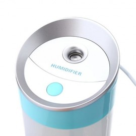 300ML ULTRASONIC USB COOL MIST MINI CUP HUMIDIFIER (AZURE)