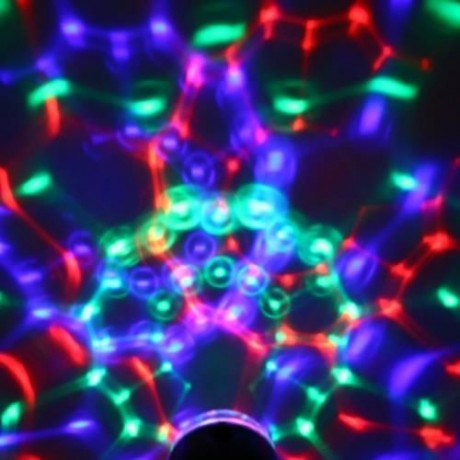 USB POWERED DC 5V 3W AUTO RGB LED STAGE LIGHT PROJECTOR FOR PARTY BICYCLE (BLACK)