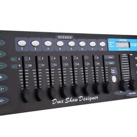 192 CHANNELS DMX512 CONTROLLER CONSOLE FOR STAGE PARTY DJ LIGHT (BLACK)