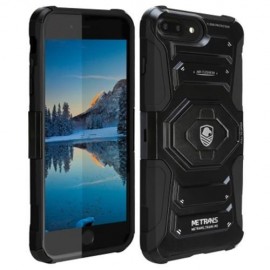 METRANS THREE-PIECE CASE ANTI-KNOCKING ANTI-FALLING PC SHELL COVER FOR IPHONE 7 PLUS (BLAC