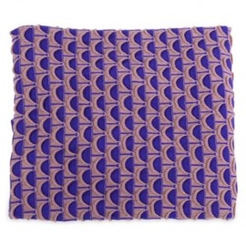 CHARMING MERMAID SHAPE GEOMETRIC DESIGN SMALL POCKET PATTERN BLANKET (PALE PINKISH GREY)
