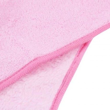 PURE COLOR KITCHEN HANGING CLOTH SOFT DISHCLOTH HAND TOWEL WITH SUCTION CUP (PINK)