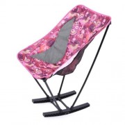 CH - 11 ULTRALIGHT FOLDING ALUMINUM ALLOY STOOL ROCKING CHAIR OUTDOOR CAMPING PICNIC FISHI