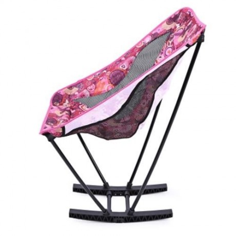 CH - 11 ULTRALIGHT FOLDING ALUMINUM ALLOY STOOL ROCKING CHAIR OUTDOOR CAMPING PICNIC FISHI