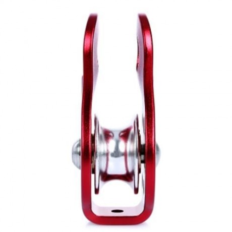 2PCS OUTDOOR SINGLE FIXED PULLEY MOUNTAINEERING ROPE CLIMBING RAPPELLING SURVIVAL EQUIPMEN