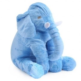 STUFFED CUTE SIMULATION GIANT ELEPHANT PLUSH DOLL TOY PILLOW WITH BLANKET BIRTHDAY CHRISTM