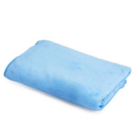 STUFFED CUTE SIMULATION GIANT ELEPHANT PLUSH DOLL TOY PILLOW WITH BLANKET BIRTHDAY CHRISTM