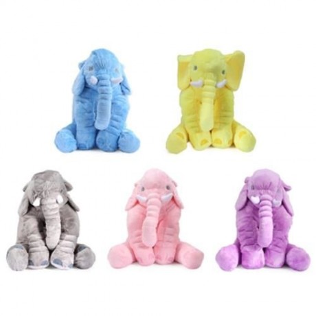 STUFFED CUTE SIMULATION GIANT ELEPHANT PLUSH DOLL TOY PILLOW WITH BLANKET BIRTHDAY CHRISTM