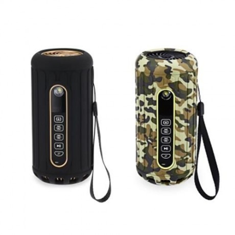 JUSTNEED P1 BLUETOOTH SPEAKER TWO HORN SOUND STEREO 6600MAH POWER SUPPLY WITH LED TORCH (A