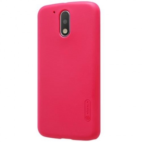 NILLKIN F - HC FROSTED SHIELD PROTECTIVE BACK COVER CASE FOR MOTO G4 PLUS (RED)