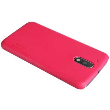 NILLKIN F - HC FROSTED SHIELD PROTECTIVE BACK COVER CASE FOR MOTO G4 PLUS (RED)