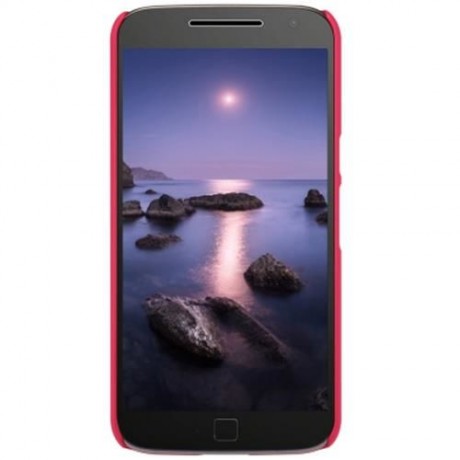 NILLKIN F - HC FROSTED SHIELD PROTECTIVE BACK COVER CASE FOR MOTO G4 PLUS (RED)