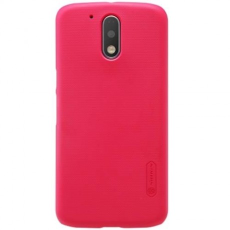 NILLKIN F - HC FROSTED SHIELD PROTECTIVE BACK COVER CASE FOR MOTO G4 PLUS (RED)