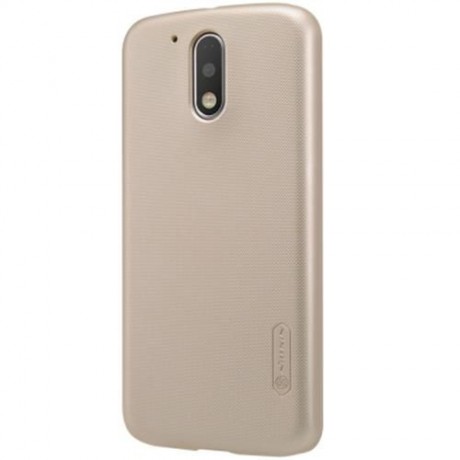 NILLKIN F - HC FROSTED SHIELD PROTECTIVE BACK COVER CASE FOR MOTO G4 PLUS (CHAMPAGNE)