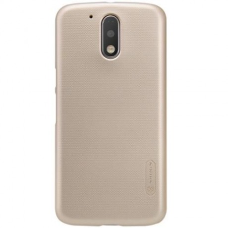 NILLKIN F - HC FROSTED SHIELD PROTECTIVE BACK COVER CASE FOR MOTO G4 PLUS (CHAMPAGNE)