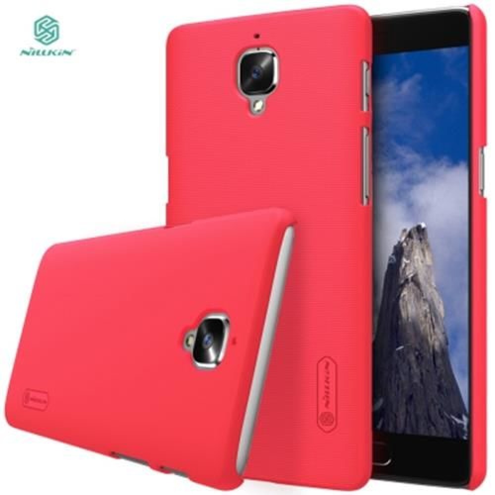NILLKIN F - HC YJ - A3000 FROSTED SHIELD PROTECTIVE BACK COVER CASE FOR ONEPLUS 3 (RED)