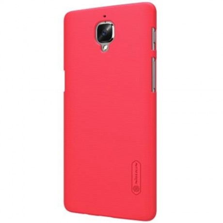 NILLKIN F - HC YJ - A3000 FROSTED SHIELD PROTECTIVE BACK COVER CASE FOR ONEPLUS 3 (RED)