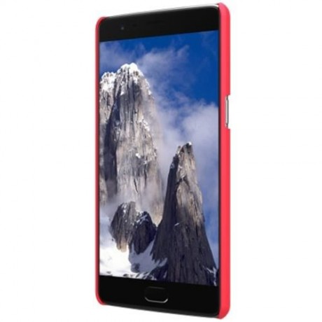 NILLKIN F - HC YJ - A3000 FROSTED SHIELD PROTECTIVE BACK COVER CASE FOR ONEPLUS 3 (RED)
