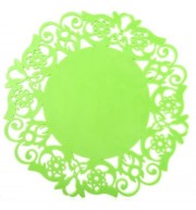 MULTIPURPOSE SILICONE HOLLOW NON-SLIP HEAT RESISTANT PAD MAT (GREEN)