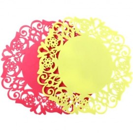 MULTIPURPOSE SILICONE HOLLOW NON-SLIP HEAT RESISTANT PAD MAT (PINK)