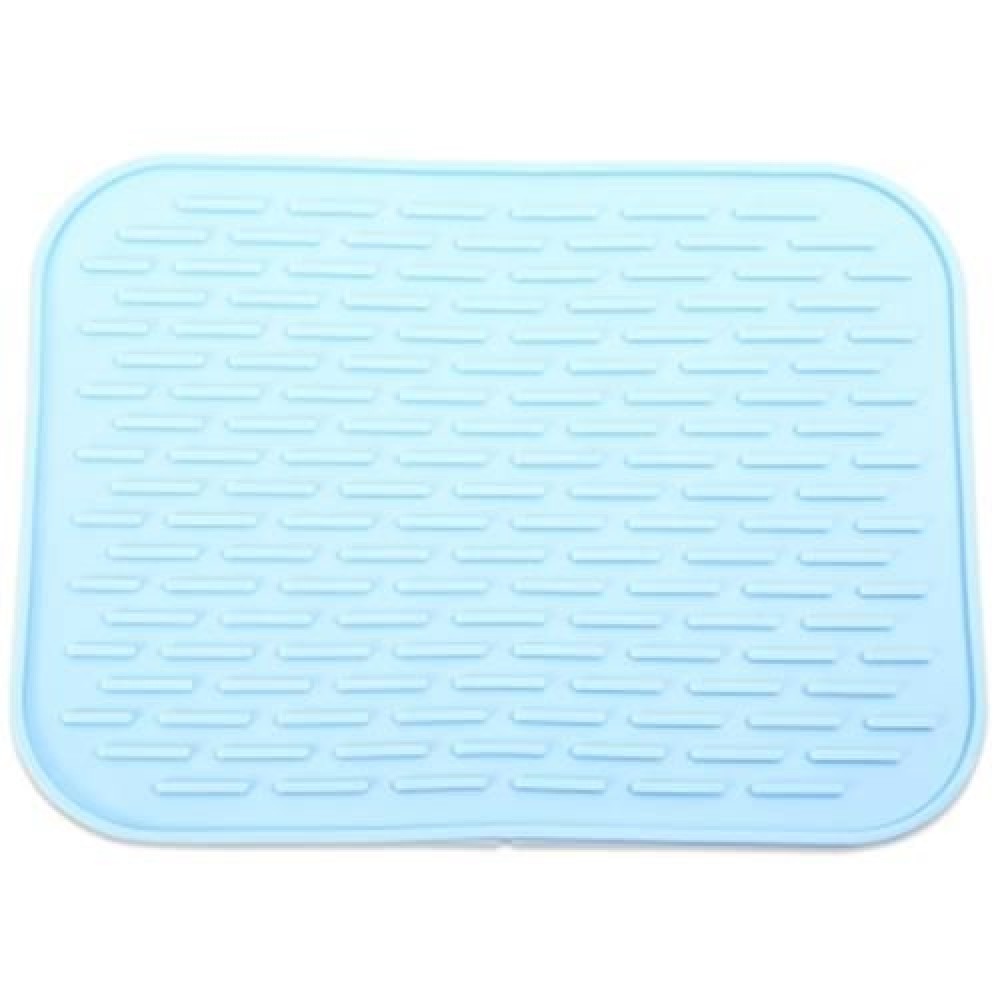 MULTIPURPOSE SILICONE FLEXIBLE NON-SLIP HEAT RESISTANT PAD MAT (LAKE BLUE)