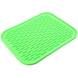 MULTIPURPOSE SILICONE FLEXIBLE NON-SLIP HEAT RESISTANT PAD MAT (CRYSTAL GREEN)