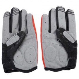 ROBESBON PAIRED UNISEX SPORT MOTOCROSS CYCLING FULL FINGER GLOVES (RED)