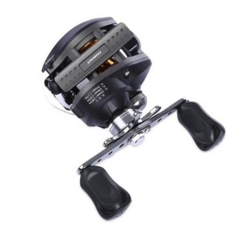 PROBEROS DR - 509 6.3:1 METAL SPOOL SPINNING FISHING LOW-PROFILE REEL 9   1 BALL BEARINGS 
