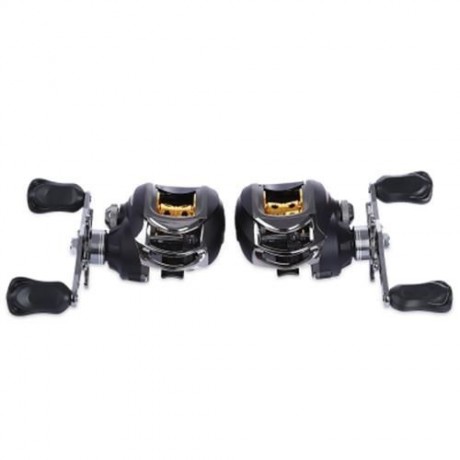 PROBEROS DR - 509 6.3:1 METAL SPOOL SPINNING FISHING LOW-PROFILE REEL 9   1 BALL BEARINGS 