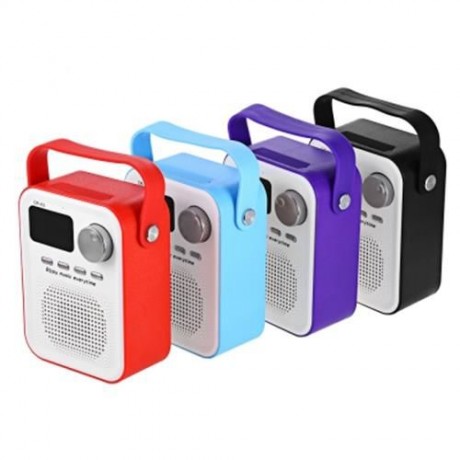 CR - X3 FM RADIO WIRELESS BLUETOOTH SPEAKER WITH TF CARD SLOT AUX INPUT USB PORT (LAKE BLU