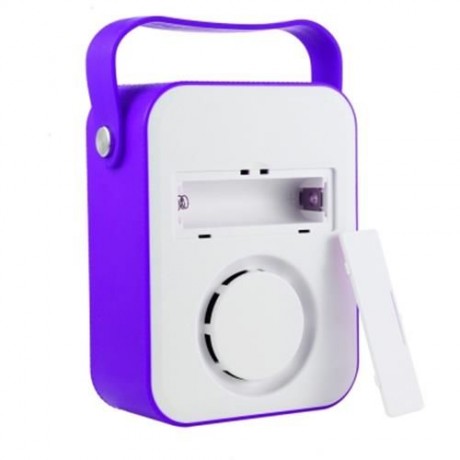 CR - X3 FM RADIO WIRELESS BLUETOOTH SPEAKER WITH TF CARD SLOT AUX INPUT USB PORT (PURPLE)