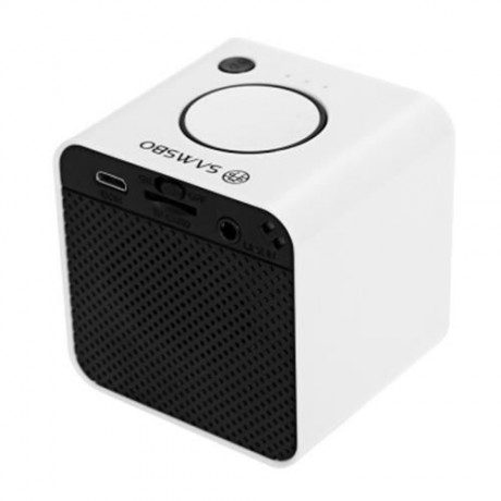 SAMSBO S168 MULTIFUNCTIONAL WIRELESS BLUETOOTH MINI SPEAKER SQUARE SHAPE MUSIC FM PLAYER (