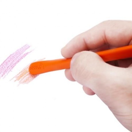 MAPED 12 COLORS BAR TRIANGULAR PLASTIC CRAYON FOR DAILY USING (COLORMIX)