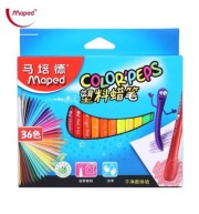 MAPED 36COLORS BAR PLASTIC CRAYON FOR DAILY USING (COLORMIX)