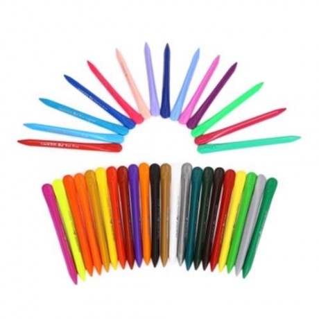 MAPED 36COLORS BAR PLASTIC CRAYON FOR DAILY USING (COLORMIX)