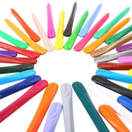 MAPED 36 COLORS BAR PLASTIC CRAYON FOR DAILY USING WITH BOX (COLORMIX)