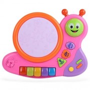 HANGLEI KIDS PRESCHOOL COLORFUL MUSICAL SNAIL SHAPE PLAY PIANO WITH LIGHT LEARNING EDUCATI