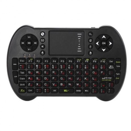 VIBOTON - S501 MINI 2.4GHZ WIRELESS QWERTY KEYBOARD AIR MOUSE COMBO (BLACK)