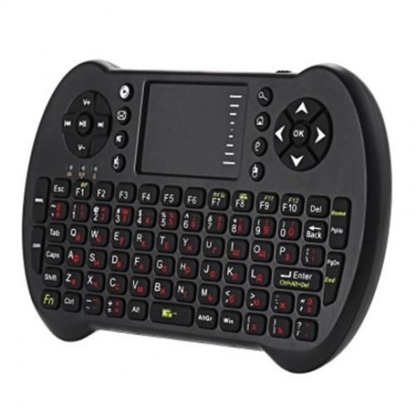 VIBOTON - S501 MINI 2.4GHZ WIRELESS QWERTY KEYBOARD AIR MOUSE COMBO (BLACK)