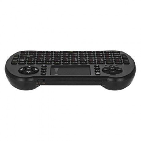 VIBOTON - S501 MINI 2.4GHZ WIRELESS QWERTY KEYBOARD AIR MOUSE COMBO (BLACK)