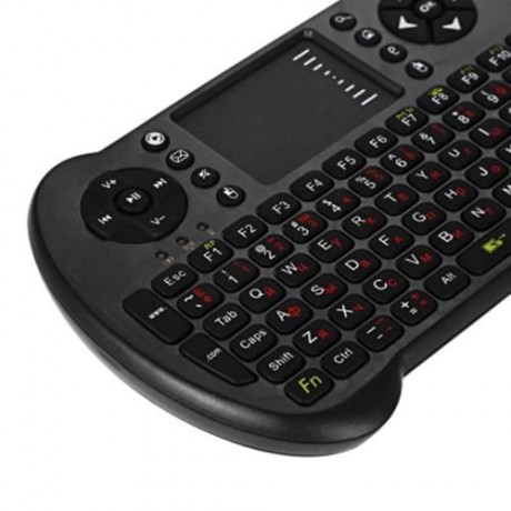 VIBOTON - S501 MINI 2.4GHZ WIRELESS QWERTY KEYBOARD AIR MOUSE COMBO (BLACK)