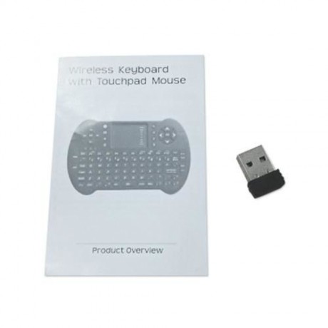 VIBOTON - S501 MINI 2.4GHZ WIRELESS QWERTY KEYBOARD AIR MOUSE COMBO (BLACK)