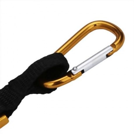 AOTU 5PCS OUTDOOR CAMPING HIKING WATER BOTTLE HOLDER CARABINER HOOK CLIP (COLORMIX)