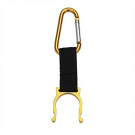 AOTU 5PCS OUTDOOR CAMPING HIKING WATER BOTTLE HOLDER CARABINER HOOK CLIP (COLORMIX)