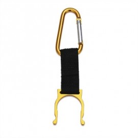 Aotu 5pcs Outdoor Camping Hiking Water Bottle Holder Carabiner Hook Clip (COLORMIX)