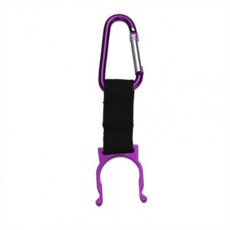 Aotu 5pcs Outdoor Camping Hiking Water Bottle Holder Carabiner Hook Clip (COLORMIX)